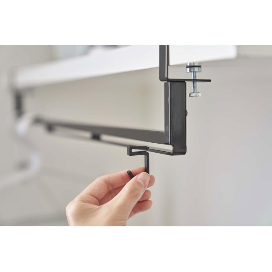 収納アイデア 山崎実業 正規品 TOWER タワー 伸縮棚下収納ハンガー 便利グッズ アイデア収納 ブラック | tower | 04