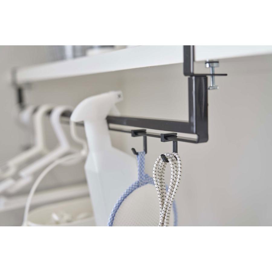 収納アイデア 山崎実業 正規品 TOWER タワー 伸縮棚下収納ハンガー 便利グッズ アイデア収納 ブラック | tower | 05