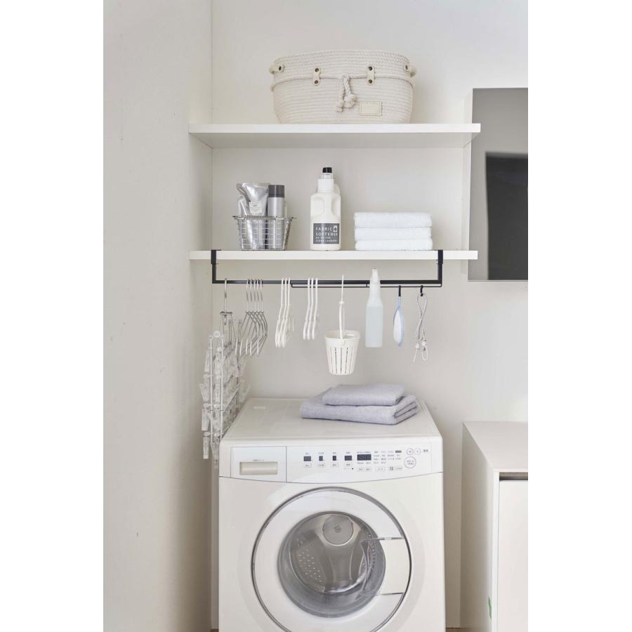 収納アイデア 山崎実業 正規品 TOWER タワー 伸縮棚下収納ハンガー 便利グッズ アイデア収納 ブラック | tower | 07