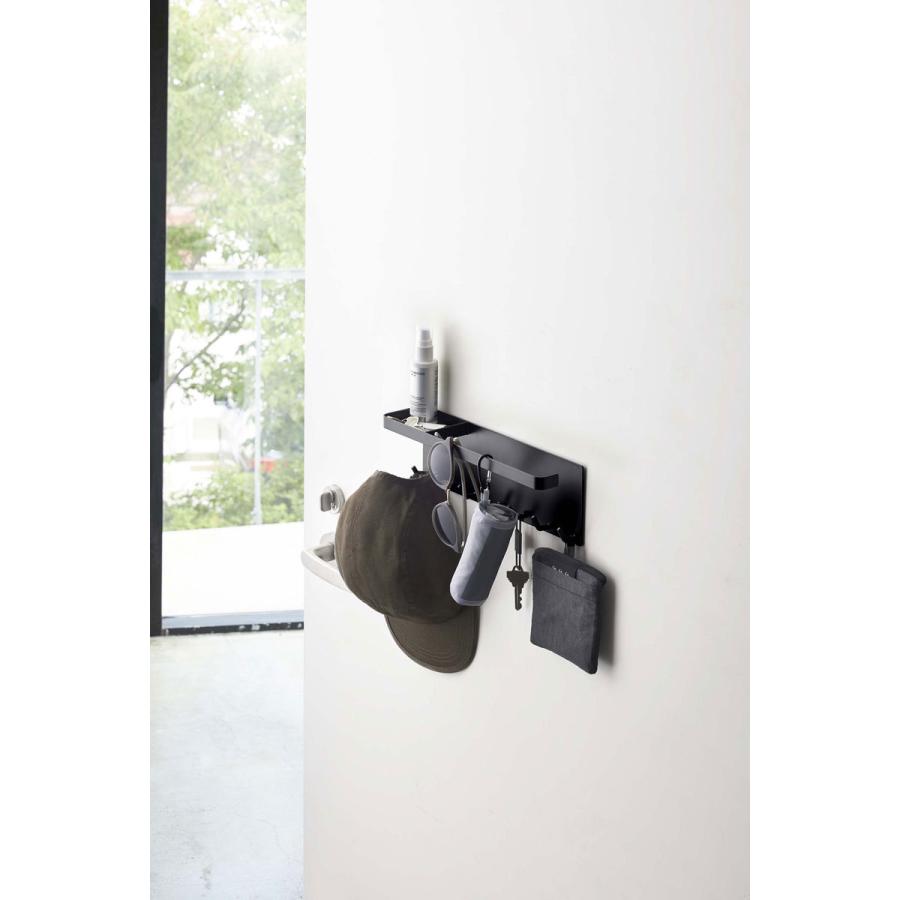 傘立て 山崎実業 正規品 TOWER タワー トレー付きマグネットアンブレラホルダー 傘たて 傘スタンド ブラック | tower | 02