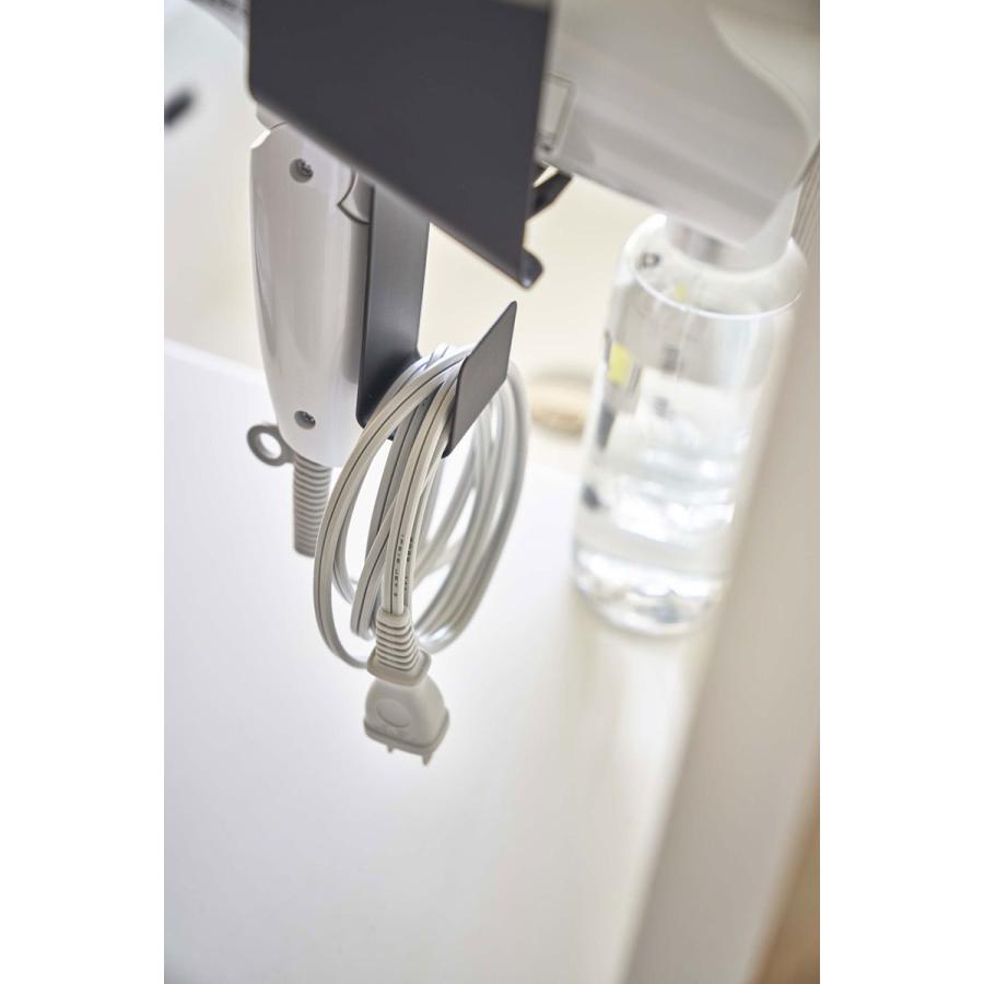 ドライヤーホルダー 山崎実業 正規品 TOWER タワー 棚下ドライヤーホルダー ドライヤー収納ラック ブラック | tower | 09