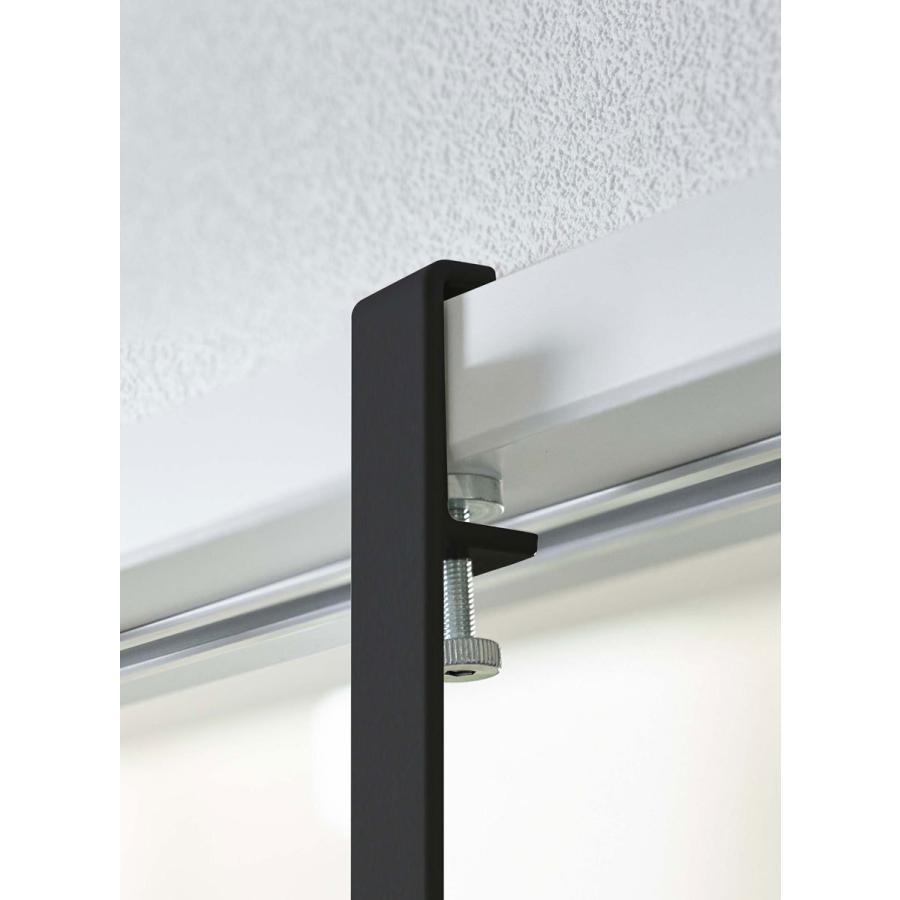 室内干しグッズ 山崎実業 正規品 TOWER タワー 室内物干しポールホルダー 2個組 物干し竿 ブラック | tower | 10