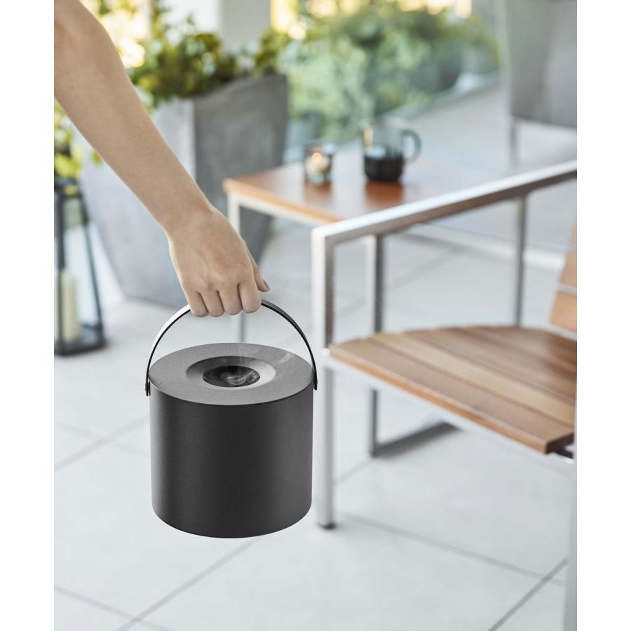 蚊取り線香入れ 山崎実業 正規品 TOWER タワー そのまま入れられる蚊取り線香ポット 蚊遣り 蚊やり器 丸形 ブラック | tower | 03