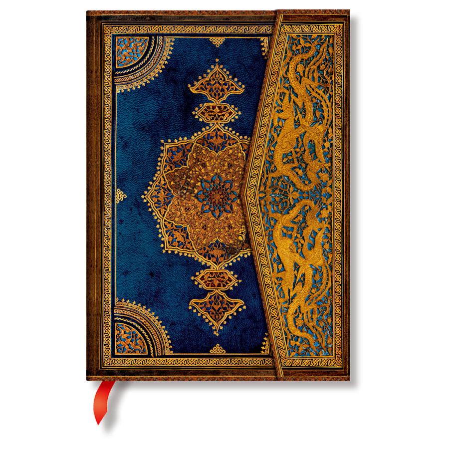 【在庫処分】ノートブック ペーパーブランクス MIDI ハードカバー 罫線 paperblanks ミディ サファヴィー・インディゴ | paperblanks | 02