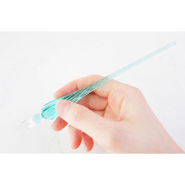 ガラスペン エルバン ガラスペンつむぎ＆ミニインクセット 高級ペン 老舗ブランド HERBIN 10mlミニボトルインク入り コーラル/トロピカルコーラル（インク） | エルバン | 03