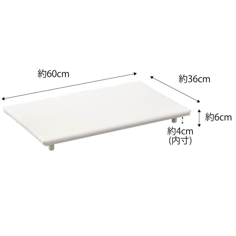 アイロン台 山崎実業 正規品 TOWER タワー 卓上脚付き 平型アイロン台 おすすめ ホワイト | tower | 10