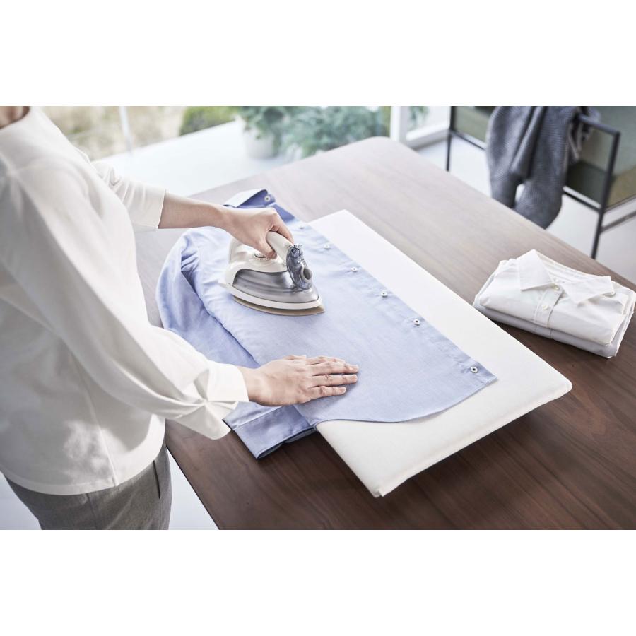アイロン台 山崎実業 正規品 TOWER タワー 卓上脚付き 平型アイロン台 おすすめ ホワイト | tower | 04