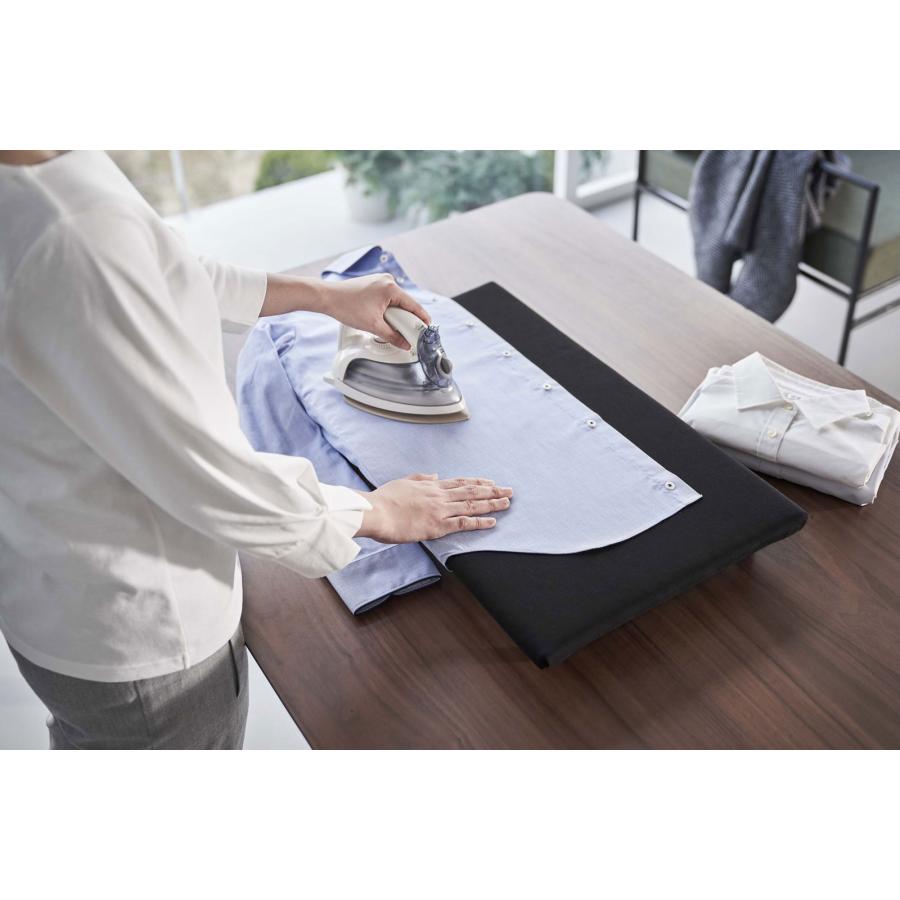 アイロン台 山崎実業 正規品 TOWER タワー 卓上脚付き 平型アイロン台 おすすめ ブラック | tower | 04