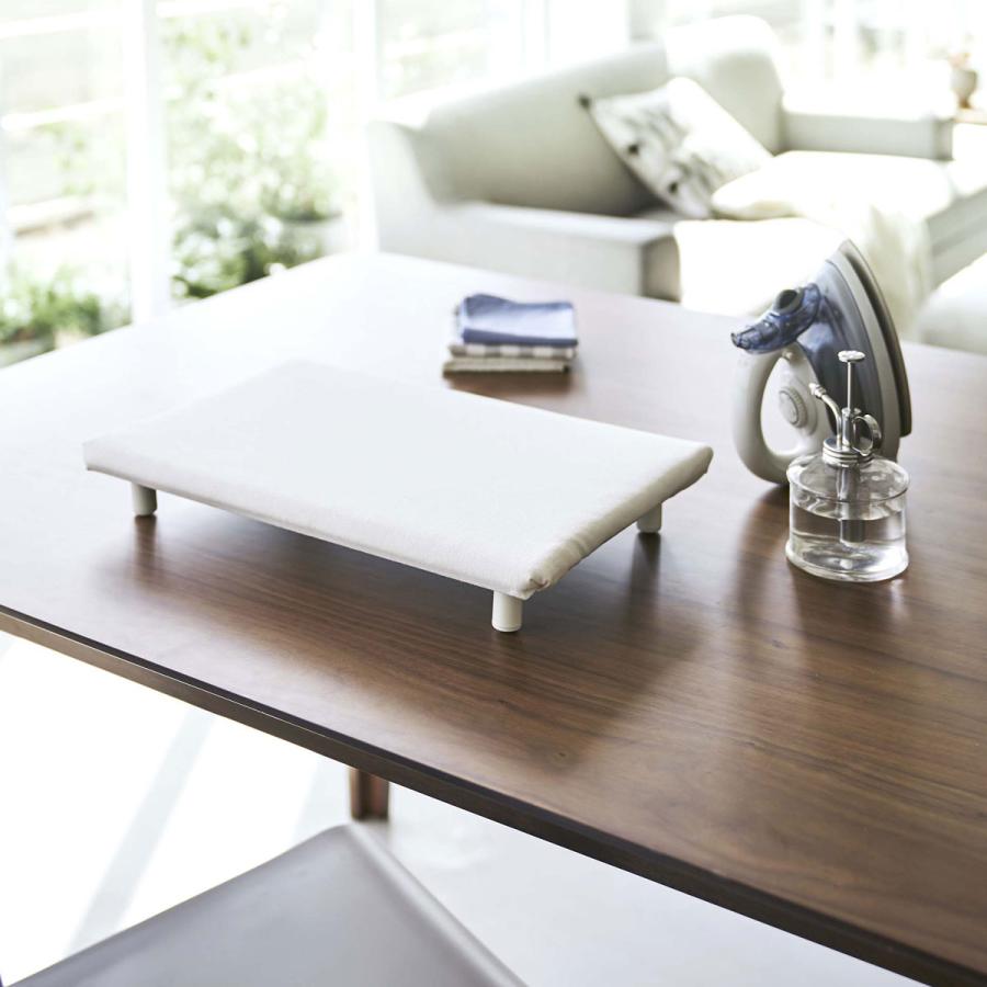 アイロン台 山崎実業 正規品 TOWER タワー 卓上脚付き 平型アイロン台 S おすすめ ホワイト | tower