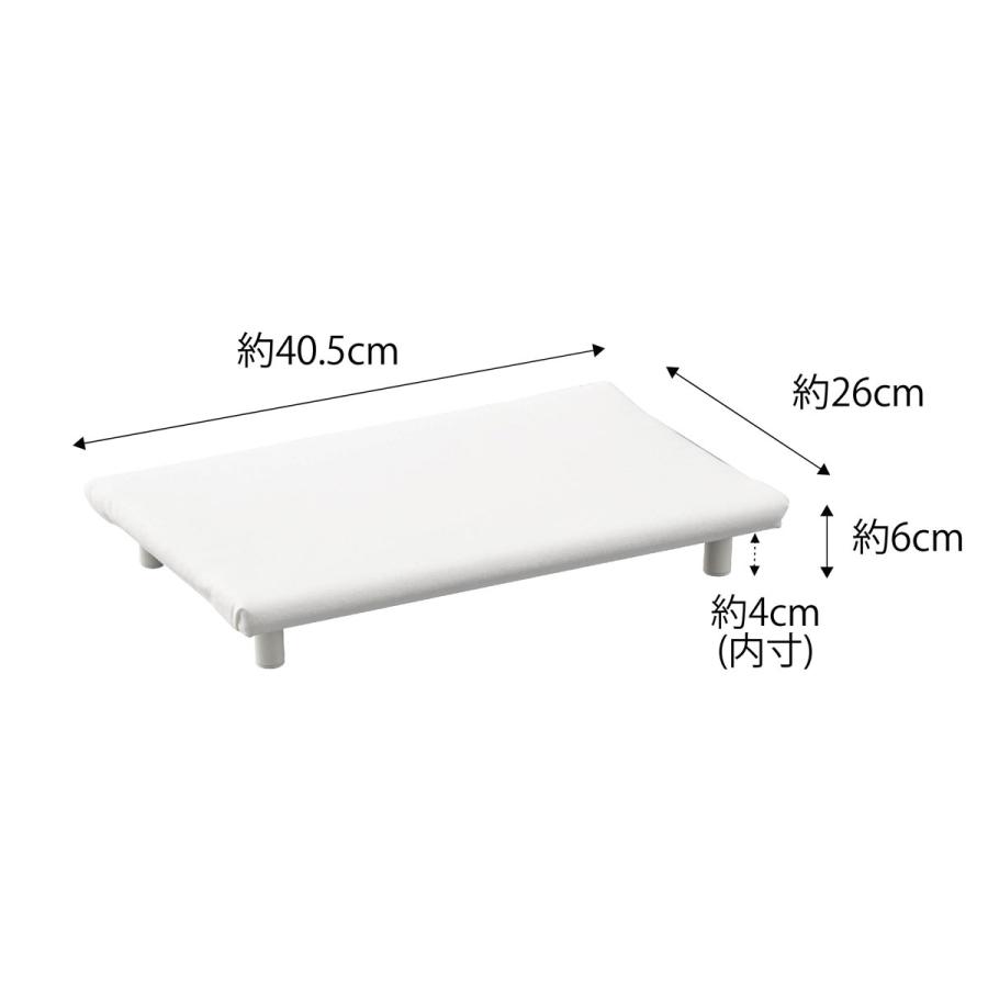 アイロン台 山崎実業 正規品 TOWER タワー 卓上脚付き 平型アイロン台 S おすすめ ホワイト | tower | 10