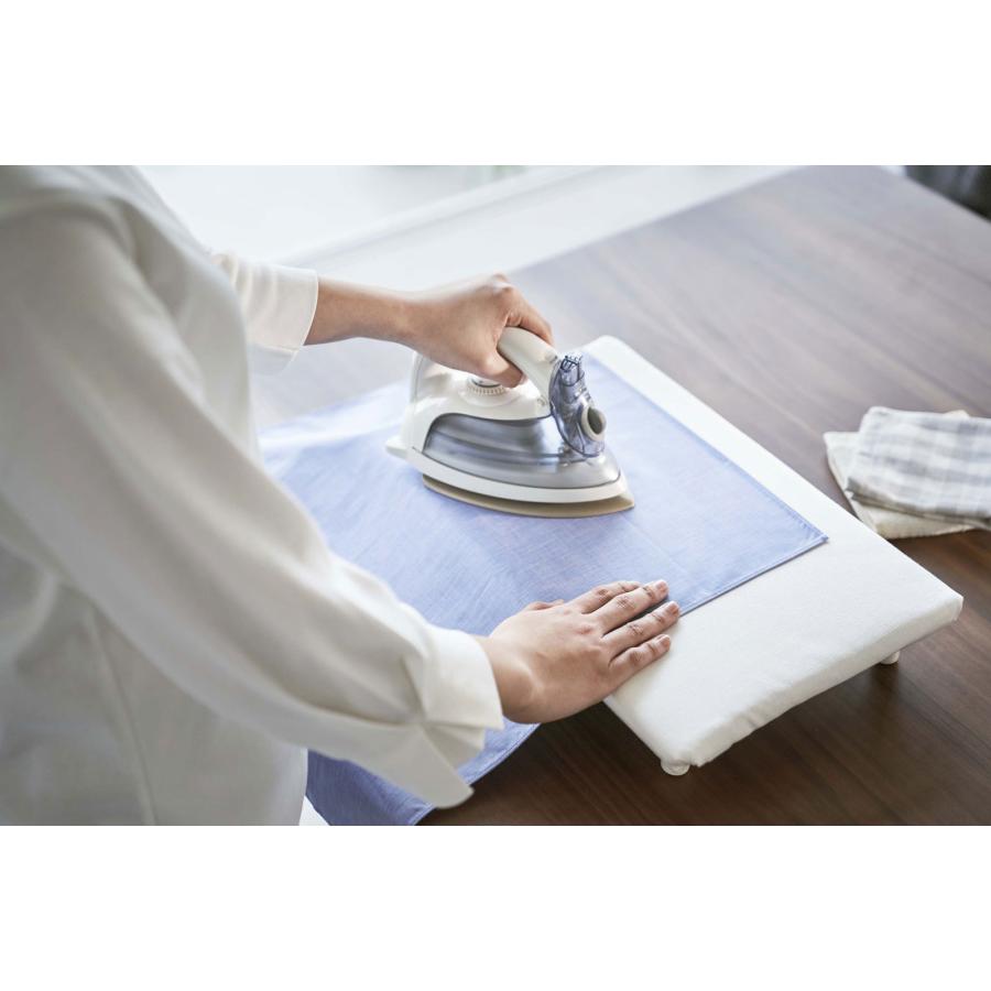 アイロン台 山崎実業 正規品 TOWER タワー 卓上脚付き 平型アイロン台 S おすすめ ホワイト | tower | 04