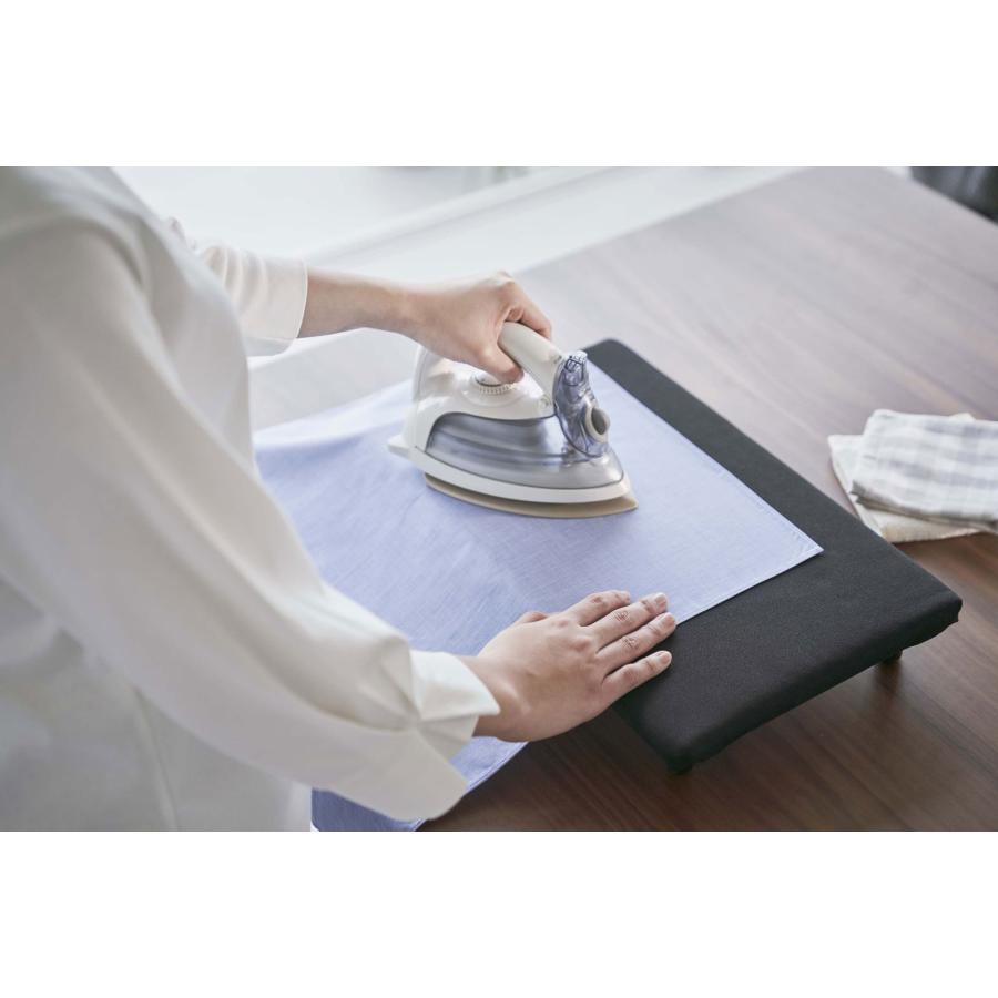 アイロン台 山崎実業 正規品 TOWER タワー 卓上脚付き 平型アイロン台 S おすすめ ブラック | tower | 04