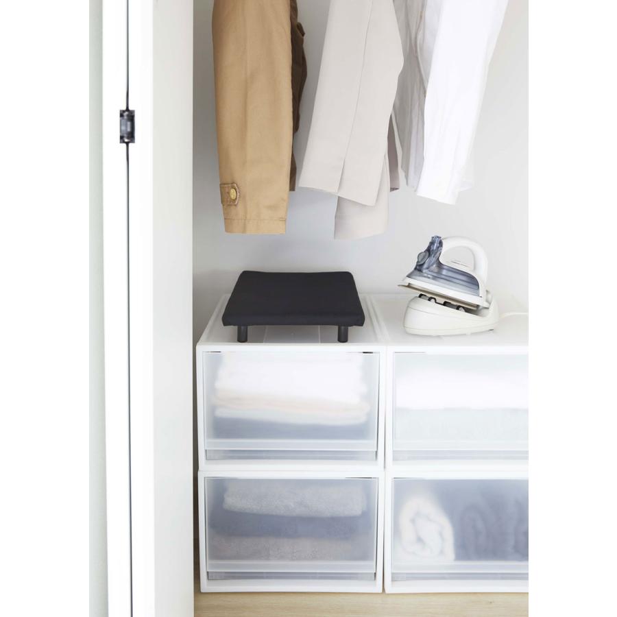 アイロン台 山崎実業 正規品 TOWER タワー 卓上脚付き 平型アイロン台 S おすすめ ブラック | tower | 08