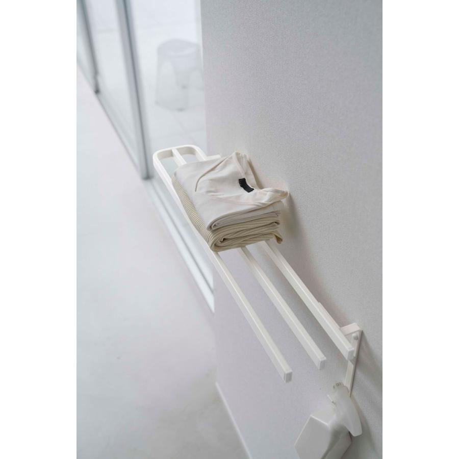バスタオルハンガー 山崎実業 正規品 TOWER タワー ウォールバスタオルハンガー バスタオル掛け タオルハンガー ホワイト | tower | 04