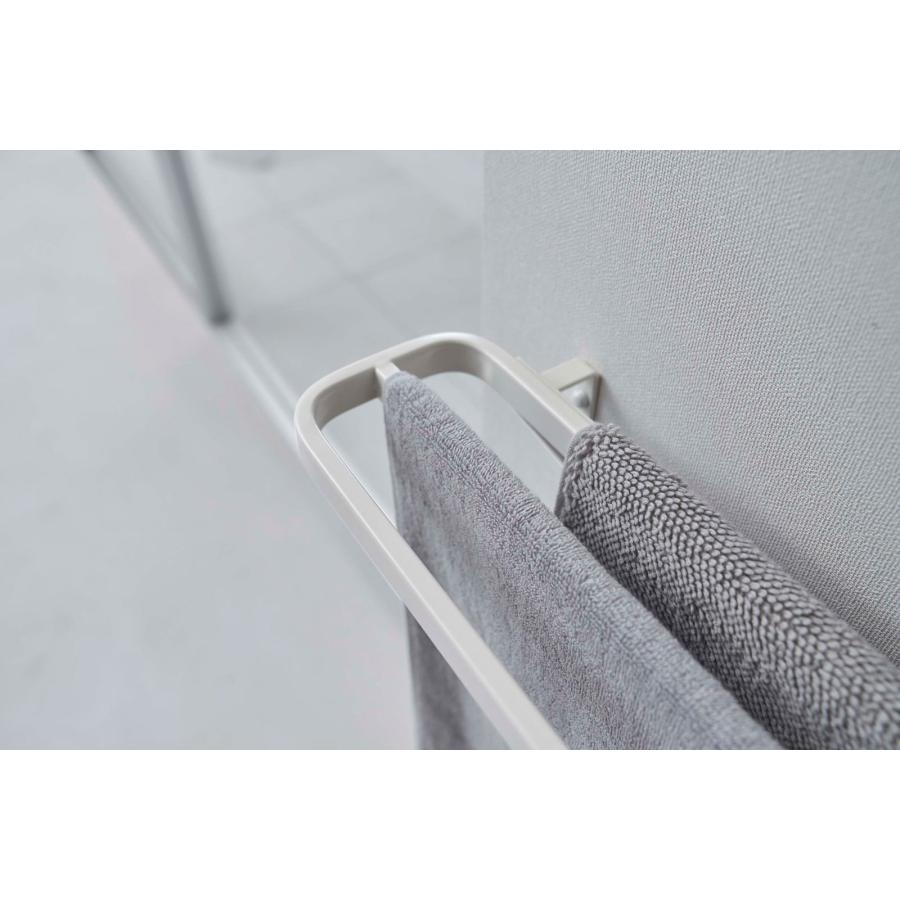 バスタオルハンガー 山崎実業 正規品 TOWER タワー ウォールバスタオルハンガー バスタオル掛け タオルハンガー ホワイト | tower | 06