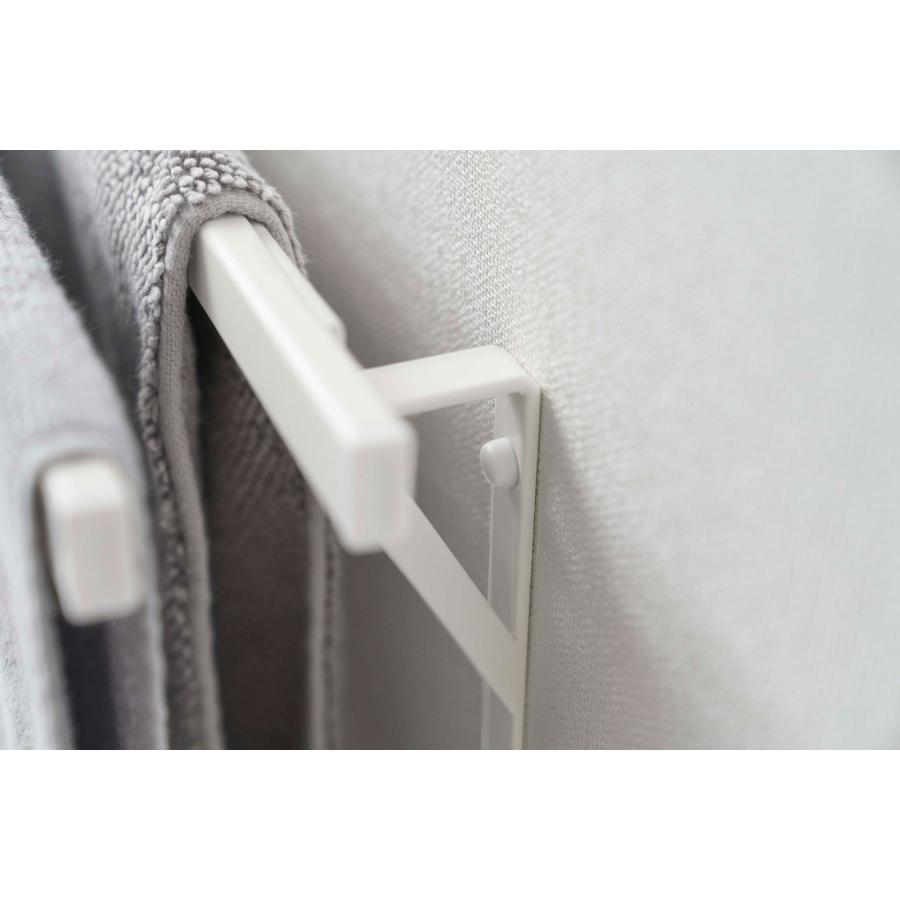 バスタオルハンガー 山崎実業 正規品 TOWER タワー ウォールバスタオルハンガー バスタオル掛け タオルハンガー ホワイト | tower | 07