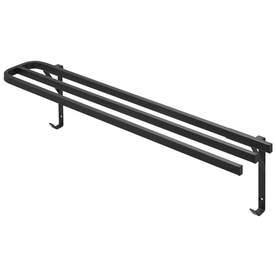 バスタオルハンガー 山崎実業 正規品 TOWER タワー ウォールバスタオルハンガー バスタオル掛け タオルハンガー ブラック | tower | 01