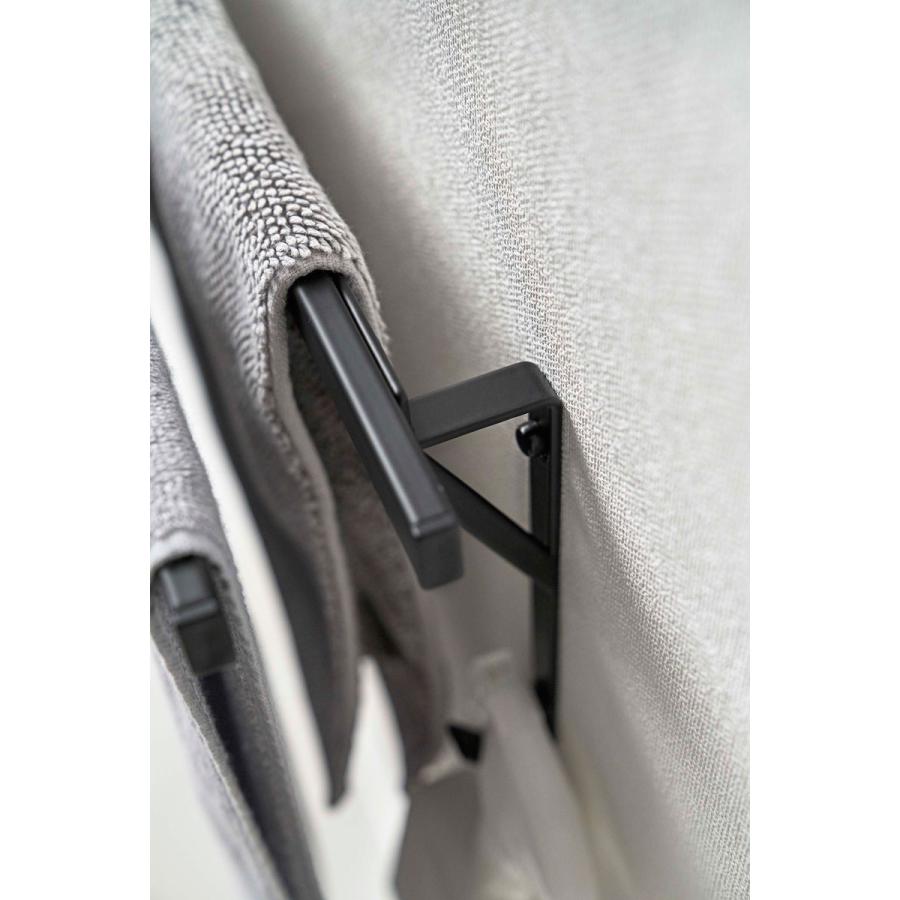 バスタオルハンガー 山崎実業 正規品 TOWER タワー ウォールバスタオルハンガー バスタオル掛け タオルハンガー ブラック | tower | 07