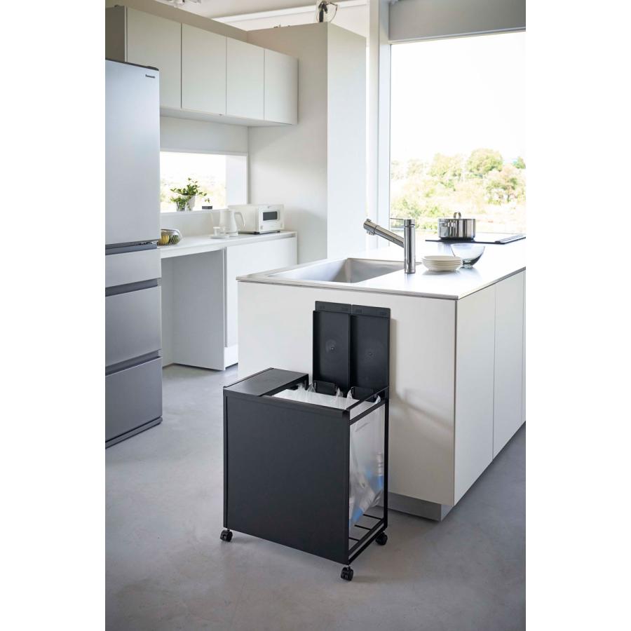 tower ゴミ箱 山崎実業 正規品 TOWER タワー 蓋付き目隠し分別ダスト