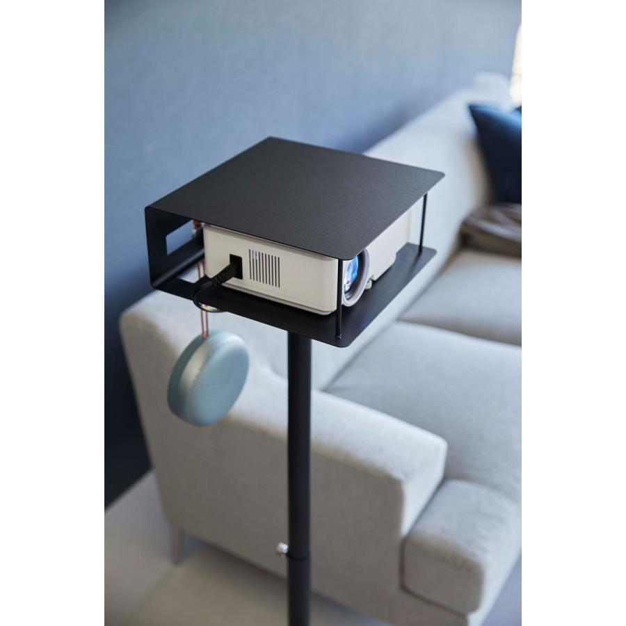 【美品】tower 山崎実業　プロジェクタースタンド　ブラック tower プロジェクタースタンド 山崎実業 正規品 TOWER タワー 高