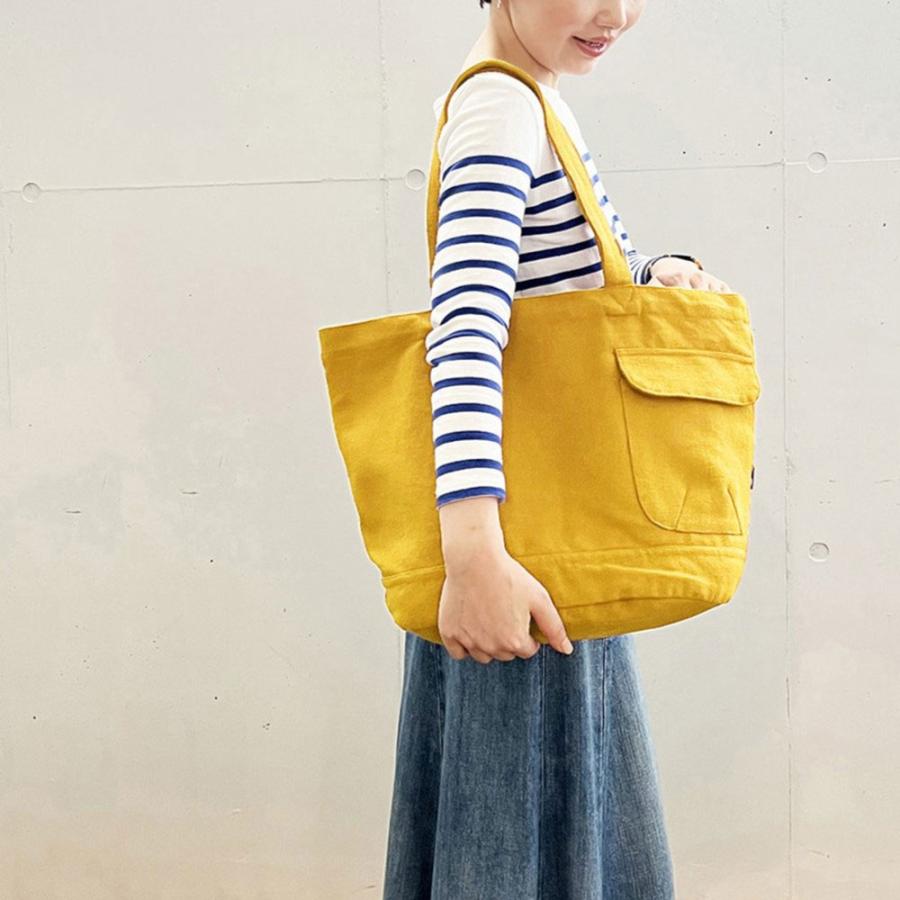 トートバッグ 正規品 ROOTOTE ルートート SN.ミディアム.リサイクルコットン レディーストート トート Recycled cotton MEDIUM 3066 アイボリー | ROOTOTE | 03