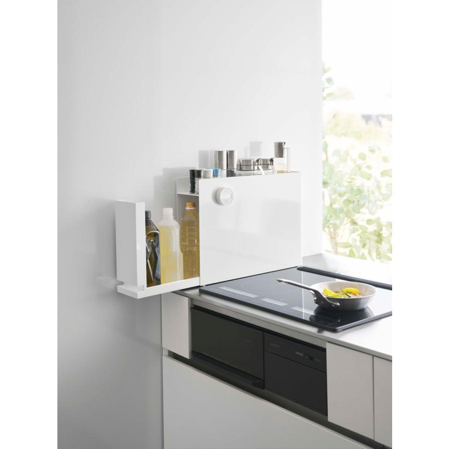 調味料ラック 山崎実業 正規品 TOWER タワー 隠せる調味料ラック スパイスラック 調味料ラック ホワイト | tower | 04