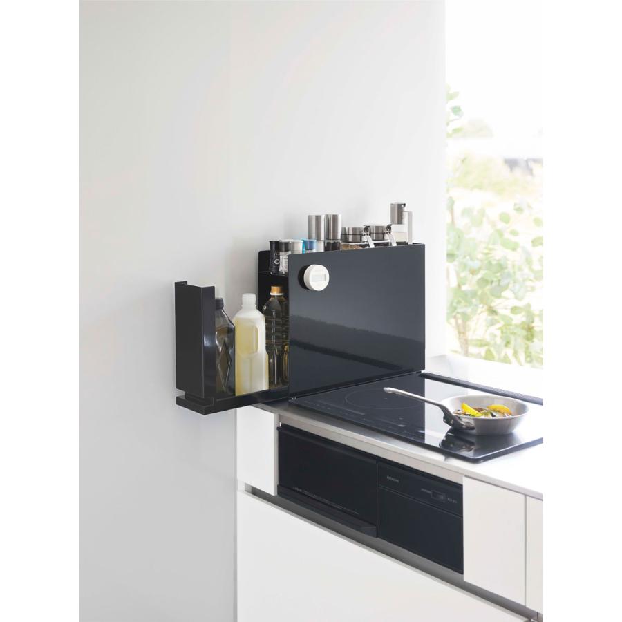 調味料ラック 山崎実業 正規品 TOWER タワー 隠せる調味料ラック スパイスラック 調味料ラック ブラック | tower | 04