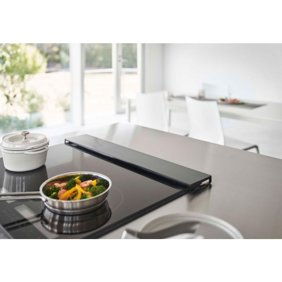 排気口カバー 山崎実業 正規品 TOWER タワー 排気口カバー フラットタイプ W60 コンロ周り 油汚れ 薄型 60cm ブラック | tower | 03