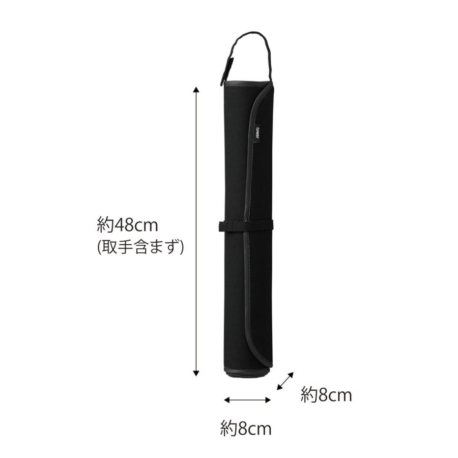 アイロンマット 山崎実業 正規品 TOWER タワー シリコーンアイロン置付くるくるアイロンマット コンパクト 収納 アイロンマット ブラック | tower | 07