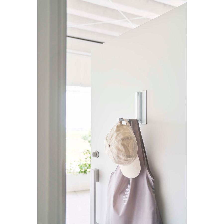 ハンガーラック 山崎実業 正規品 TOWER タワー マグネット折り畳みハンガー ハンガーフック  ホワイト | tower | 02