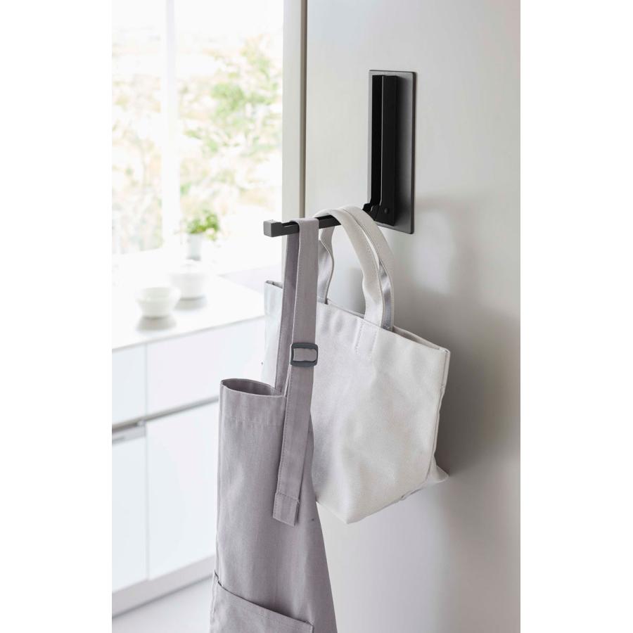 ハンガーラック 山崎実業 正規品 TOWER タワー マグネット折り畳みハンガー ハンガーフック  ブラック | tower | 05