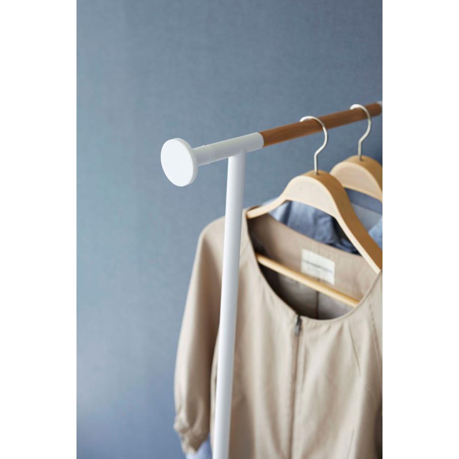 衣類スチーマーハンガーラック 山崎実業 正規品 TOWER タワー 衣類スチーマーアイロン掛けハンガー 衣類スチーマーアイロン台  ホワイト | tower | 06