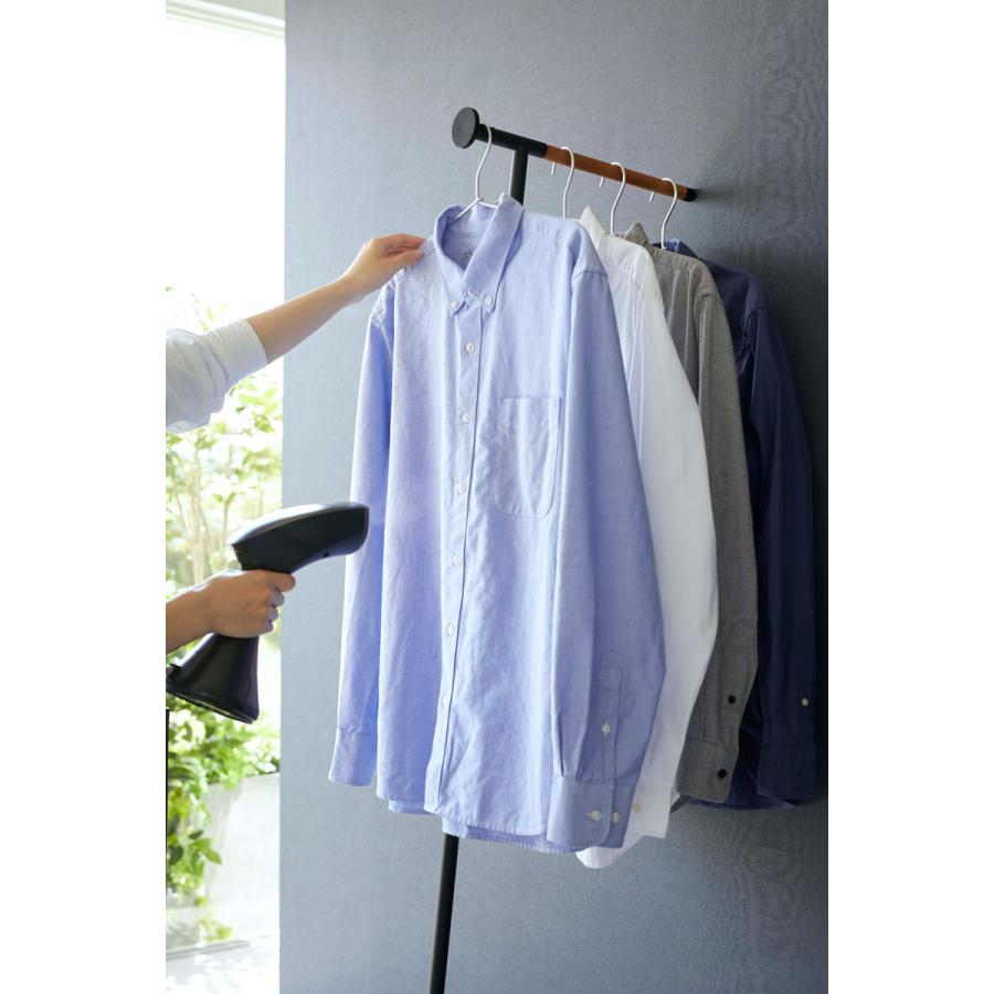 衣類スチーマーハンガーラック 山崎実業 正規品 TOWER タワー 衣類スチーマーアイロン掛けハンガー 衣類スチーマーアイロン台  ブラック | tower | 03