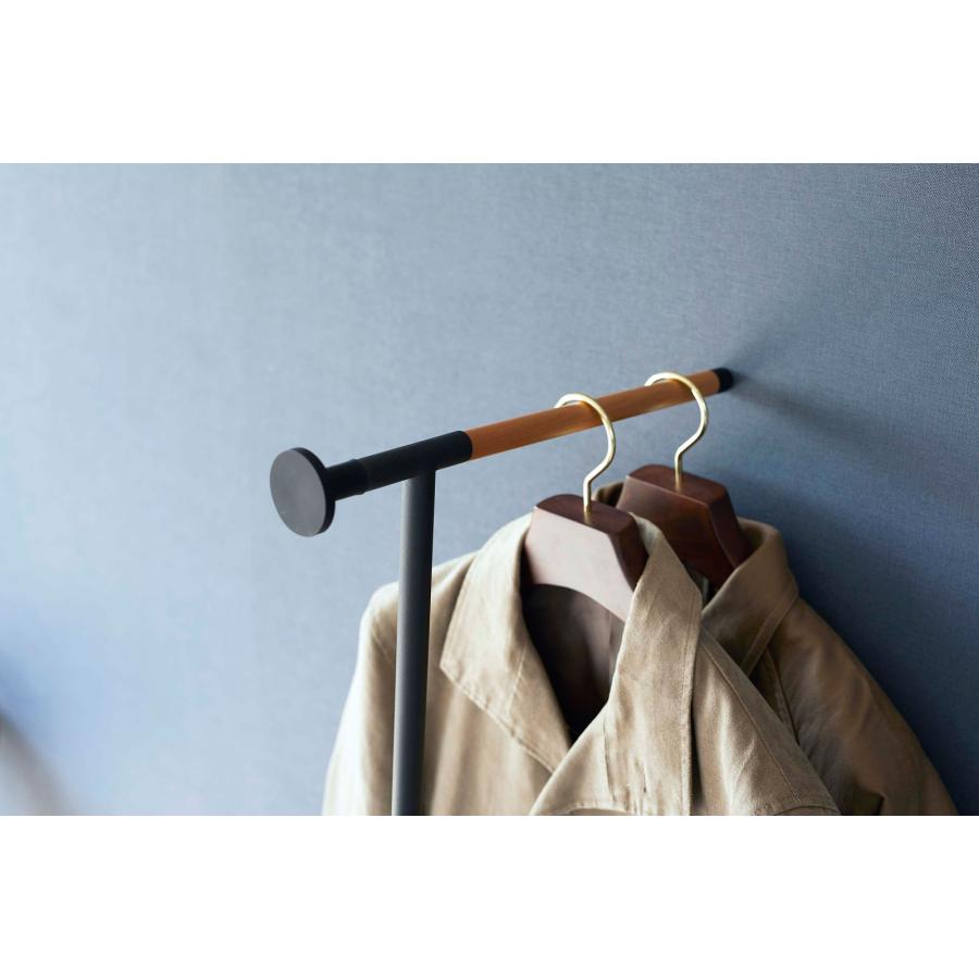 衣類スチーマーハンガーラック 山崎実業 正規品 TOWER タワー 衣類スチーマーアイロン掛けハンガー 衣類スチーマーアイロン台  ブラック | tower | 05