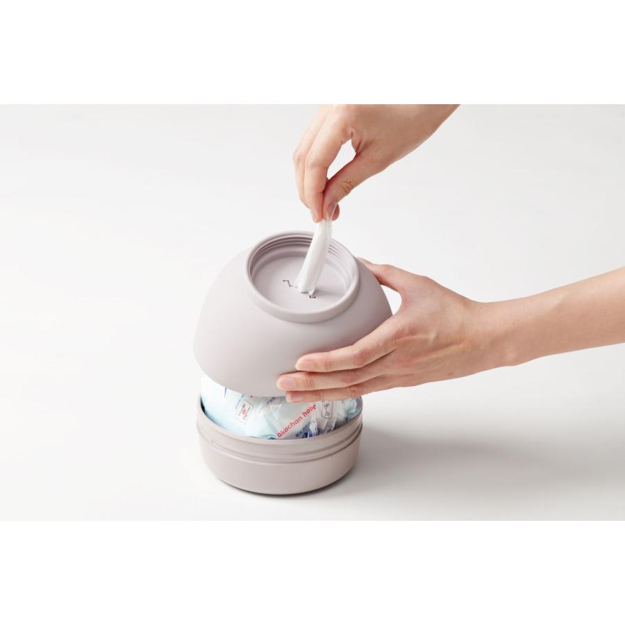 ウェットシートケース 正規品 ideaco イデアコ ウェットティッシュケース モチモコ ウェットティッシュケース Wet Tissue Case Mochi Moco モスグリーン |  | 09