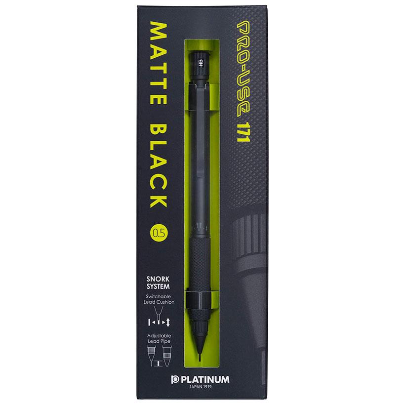 シャープペン プラチナ万年筆 PLATINUM プロユース171 シャーペン シャープペンシル PRO-USE 171 マットブラック 0.5mm MSDA-2500B | プラチナ万年筆 | 01