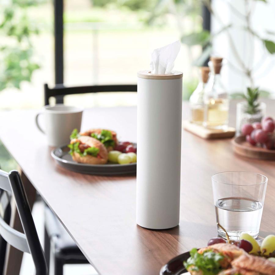 ティッシュケース 山崎実業 正規品 RIN リン ボトル型ティッシュケース S ティッシュカバー  ナチュラル | 