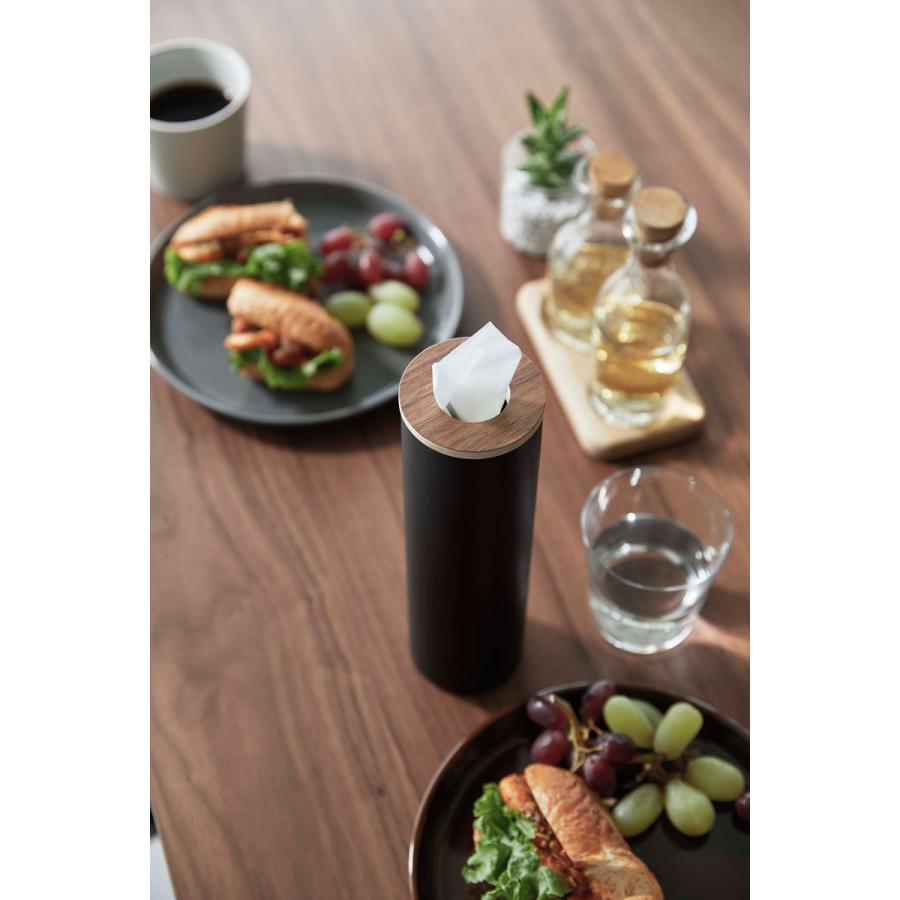 ティッシュケース 山崎実業 正規品 RIN リン ボトル型ティッシュケース S ティッシュカバー  ブラウン |  | 05