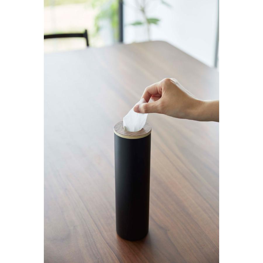 ティッシュケース 山崎実業 正規品 RIN リン ボトル型ティッシュケース S ティッシュカバー  ブラウン |  | 06