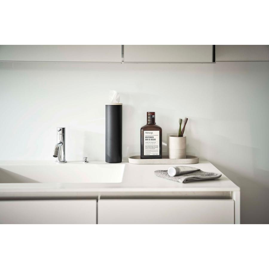 ティッシュケース 山崎実業 正規品 RIN リン ボトル型ティッシュケース S ティッシュカバー  ブラウン |  | 07