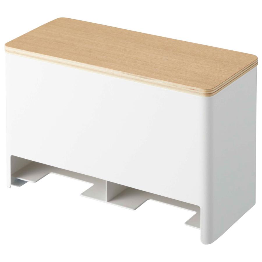 サニタリー収納 山崎実業 正規品 RIN リン 分別サニタリー収納ホルダー ナプキン サニタリーボックス  ナチュラル |  | 01