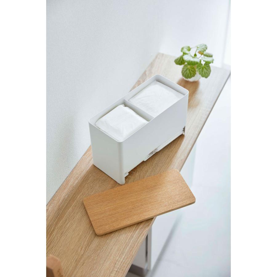 サニタリー収納 山崎実業 正規品 RIN リン 分別サニタリー収納ホルダー ナプキン サニタリーボックス  ナチュラル |  | 04