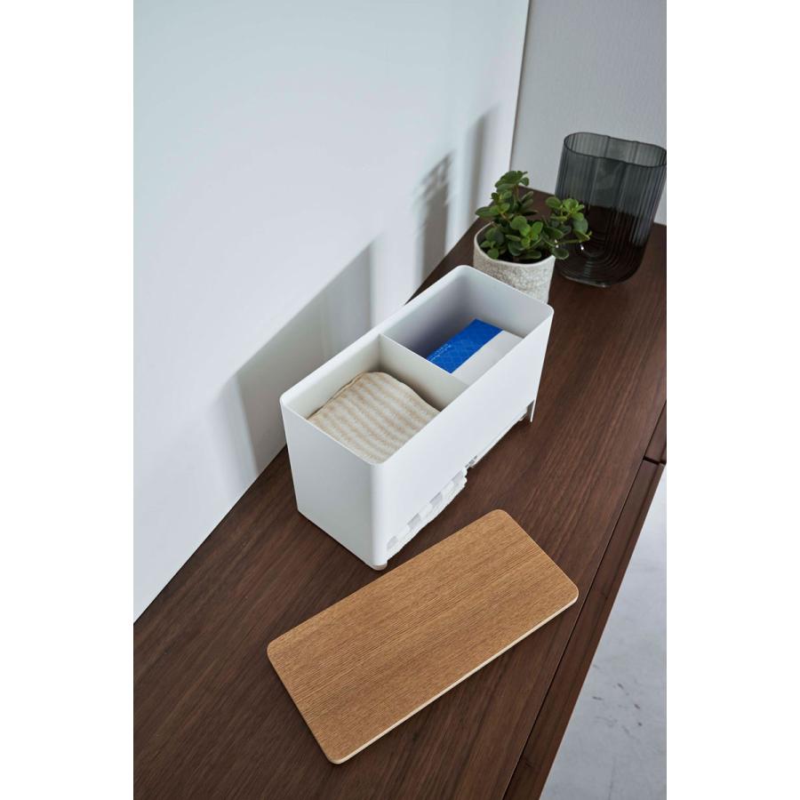 サニタリー収納 山崎実業 正規品 RIN リン 分別サニタリー収納ホルダー ナプキン サニタリーボックス  ナチュラル |  | 08