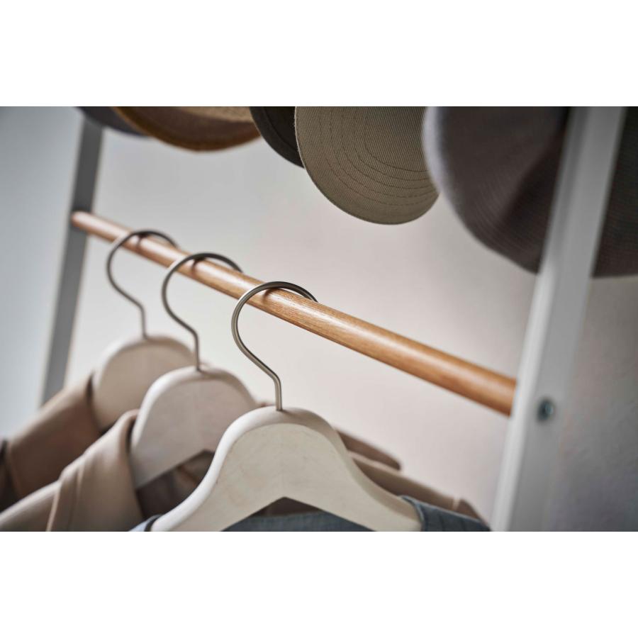 コートハンガー 山崎実業 正規品 TOWER タワー 帽子収納フック付き コートハンガー コートフック コート掛け  ホワイト | tower | 05