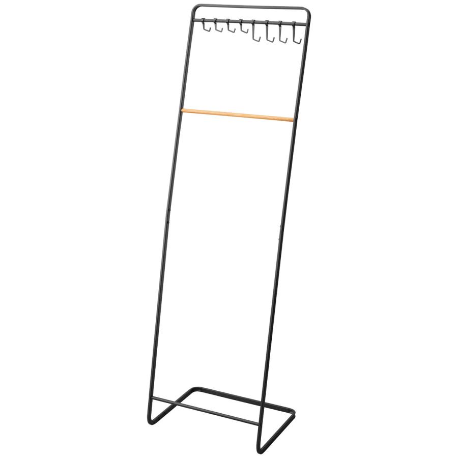 コートハンガー 山崎実業 正規品 TOWER タワー 帽子収納フック付き コートハンガー コートフック コート掛け  ブラック | tower | 01