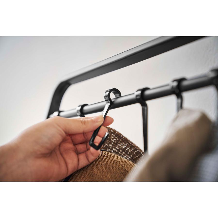 コートハンガー 山崎実業 正規品 TOWER タワー 帽子収納フック付き コートハンガー コートフック コート掛け  ブラック | tower | 03