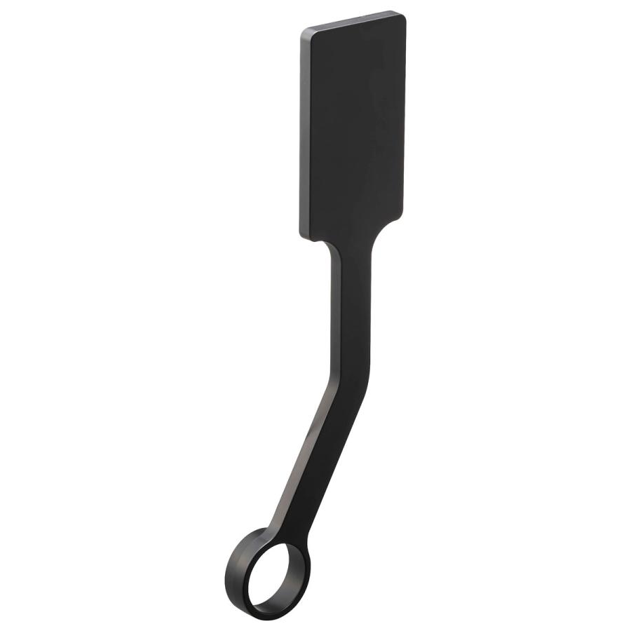 物干し竿ホルダー 山崎実業 正規品 TOWER タワー フィルムフックエアコン室内物干しポールホルダー 室内物干し 室内干し  ブラック | tower | 01