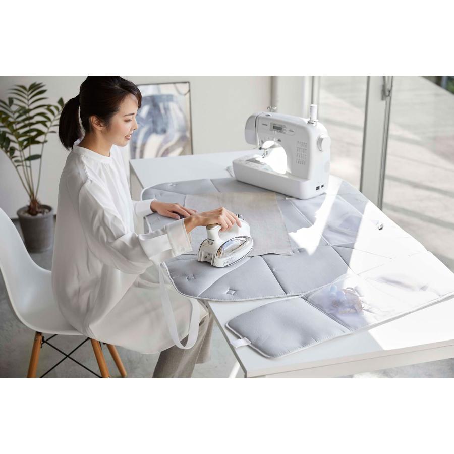 アイロンマット 山崎実業 正規品 TOWER タワー ミシン収納バッグ コンパクト 収納  ホワイト | tower | 03