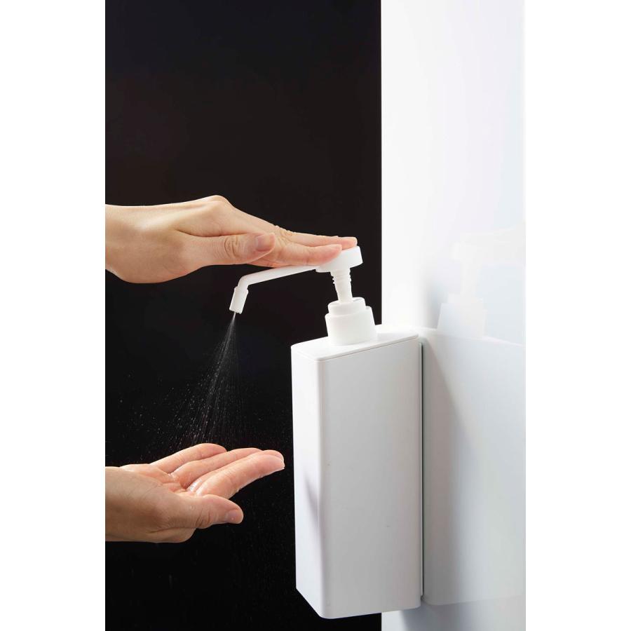 スプレーボトル 山崎実業 正規品 TOWER タワー マグネットアルコール除菌スプレーボトル アルコールボトル 除菌スプレーボトル  ホワイト | tower | 04