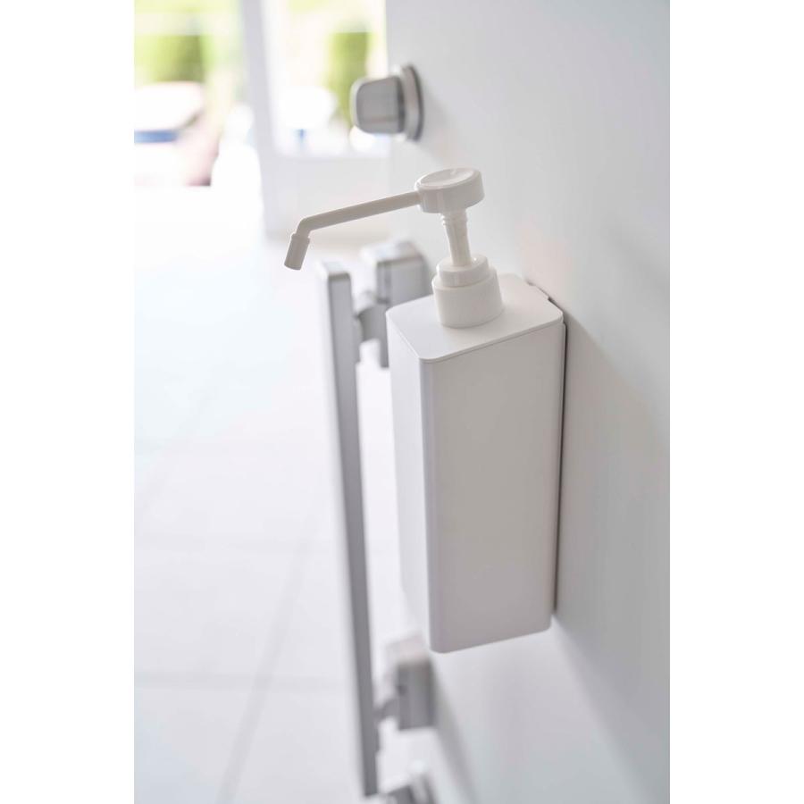 スプレーボトル 山崎実業 正規品 TOWER タワー マグネットアルコール除菌スプレーボトル アルコールボトル 除菌スプレーボトル  ホワイト | tower | 08